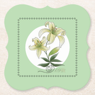 Lilies Paper Coaster