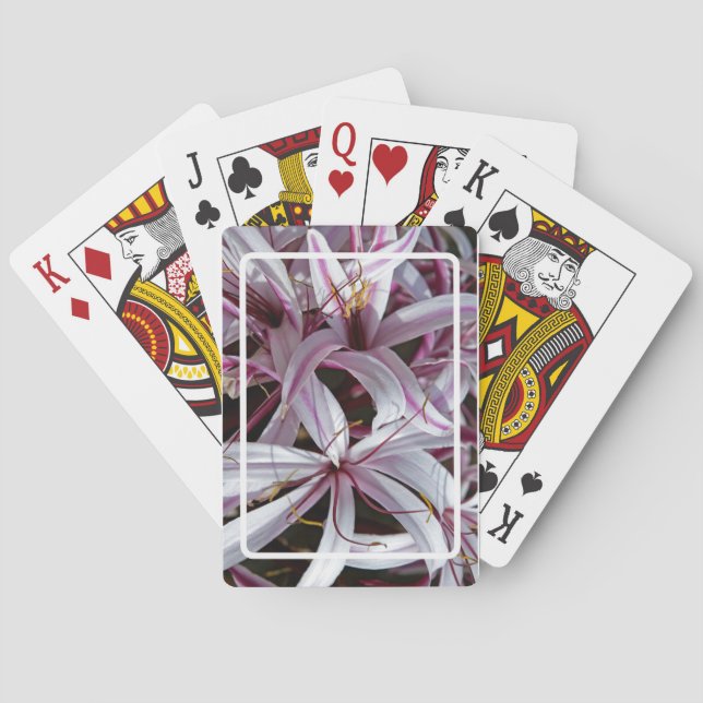 Lilies Playing Cards (Back)