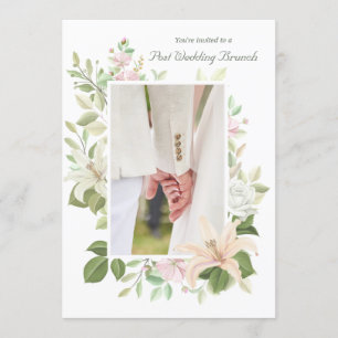 Lilies Post Wedding Brunch Invitation