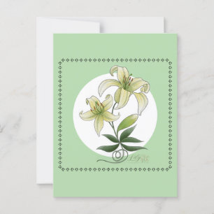 Lilies Postcard