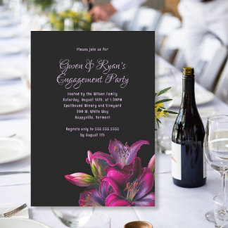 Lilies Pre-wedding Shower Party Invitation