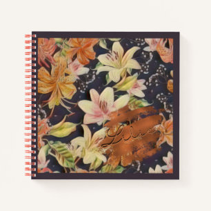 Lilies Spiral Notebook