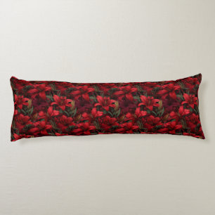 Lilies Texture Nursery Decor Hawaiian Bed Body Cushion