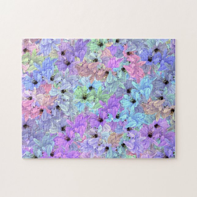 Lilies with bees  jigsaw puzzle (Horizontal)