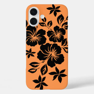 Lilikoi Hibiscus Hawaiian Floral Papaya iPhone 16 Plus Case