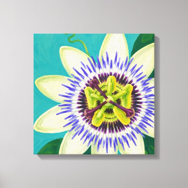 lilikoi painting canvas print (Front)