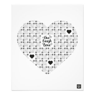 Lil'Inspirations #13 - Live, Laugh, Love Photo Print