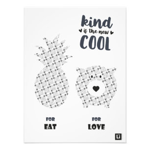 Lil'Inspirations #22 - Kind is the new cool Photo Print
