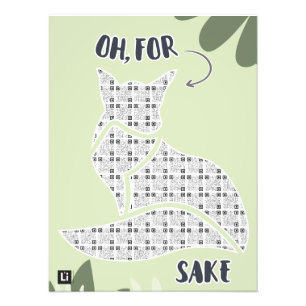 Lil'Inspirations #39 - Oh for fox sake Photo Print