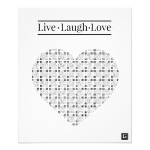 Lil'Inspirations #5 - Live, Laugh, Love Photo Print