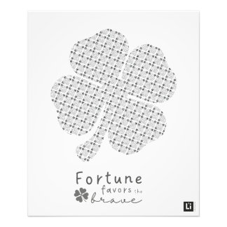 Lil'Inspirations #6 - Fortune favors the brave Photo Print