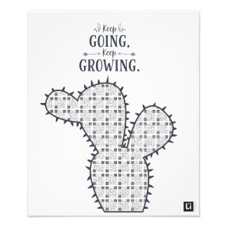 Lil'Inspirations #9 - Keep going, keep growing Photo Print