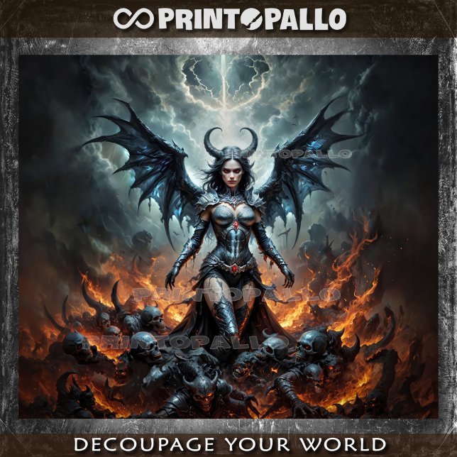 Lilith myth: the mother of all demons of hell tissue paper (Creator Uploaded)