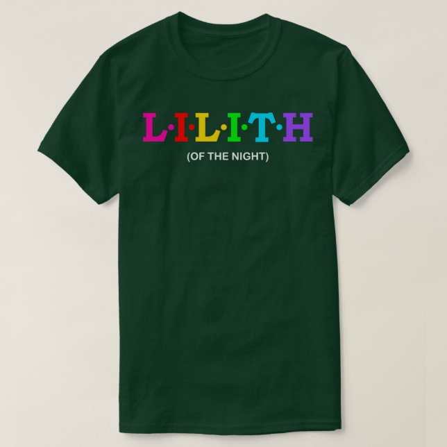 Lilith Of The Night T-Shirt (Design Front)