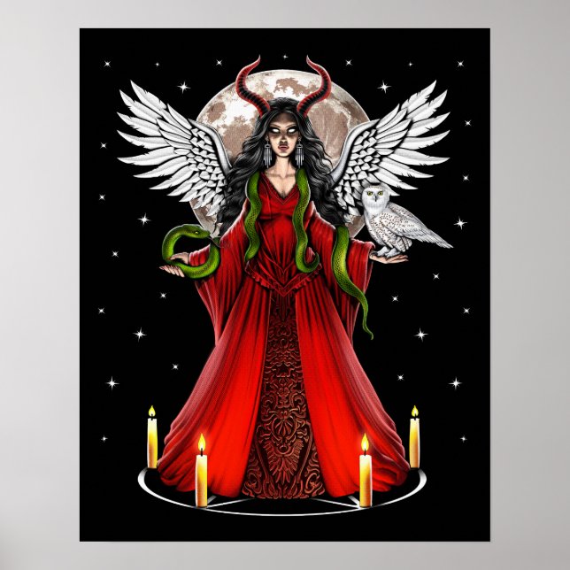 Lilith Pagan Goddess Poster (Front)