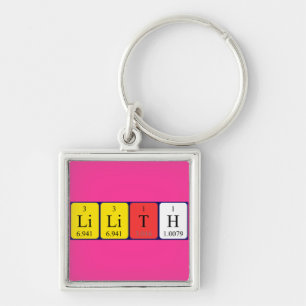 Lilith periodic table name keyring
