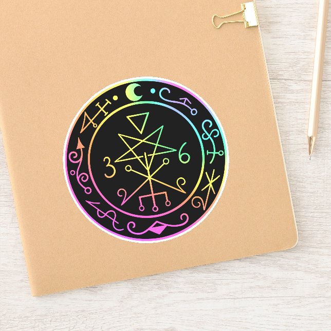 Lilith sigil. Dark moon Goddess seal Sticker (Notebook)