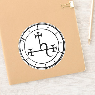 Lilith sigil. Dark moon Goddess seal Sticker