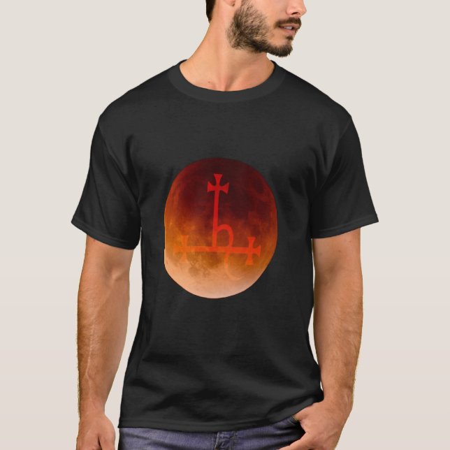 Lilith Sigil Moon Blood Demon T-Shirt (Front)