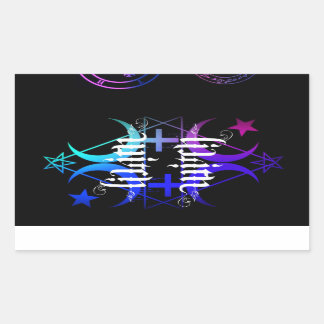 lilith witch colour sticker