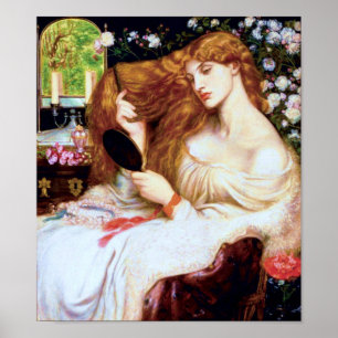 Lilith with Red Hair Poster