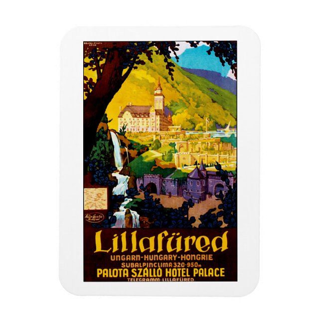 Lillafured Hungary Magnet (Vertical)