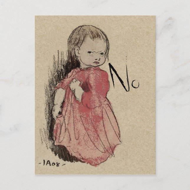 Lillan Says No CC0239 Postcard (Front)