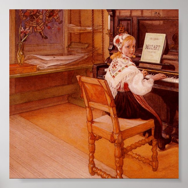 Lillanna Playing Mozart Poster (Front)