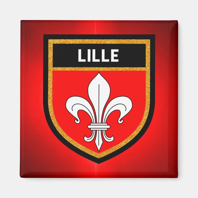 Lille Flag Magnet (Front)