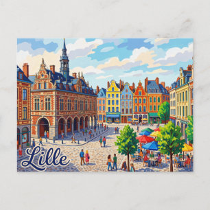 Lille France Postcard
