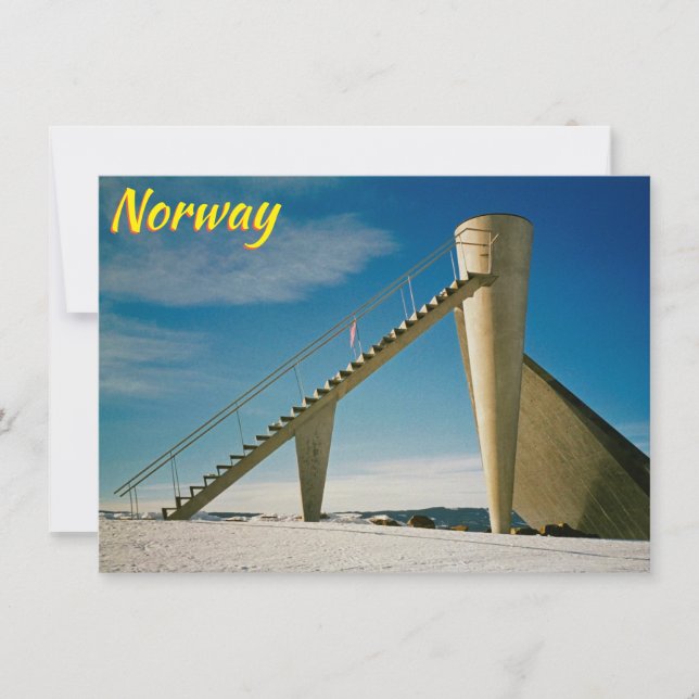 Lillehammer Norway card (Front)