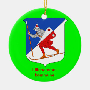 Lillehammer Norway Christmas Ornament