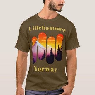 Lillehammer ski Norway T-Shirt