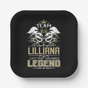 Lilliana Lilliana Dragon Lifetime Member Legend Paper Plate