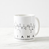 Lilliana peptide name mug (Front Right)