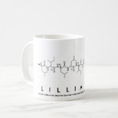 Lillianna peptide name mug (Front Left)