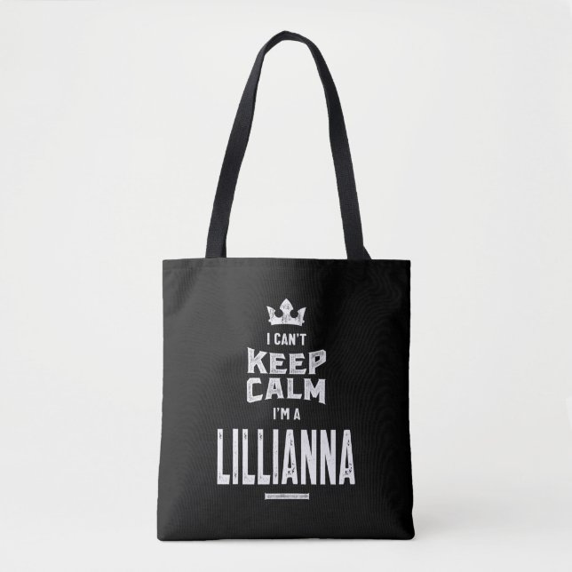 Lillianna Personalised Name Birthday Gift Tote Bag (Front)