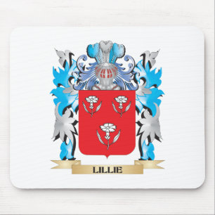 Lillie Coat of Arms - Family Crest Mouse Mat