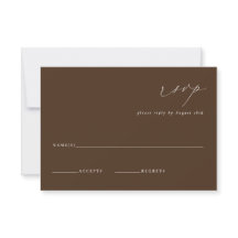 LILLIE Elegant Brown Wedding