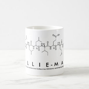 Lillie-Mae peptide name mug