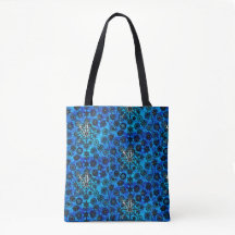 Lillien's Blue Snowflake Tote
