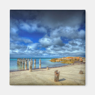 Lillies Beach Wybalena, Flinders Island Magnet