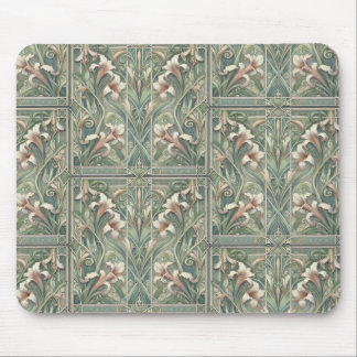 Lillies dream Art Nouveau Mouse Mat