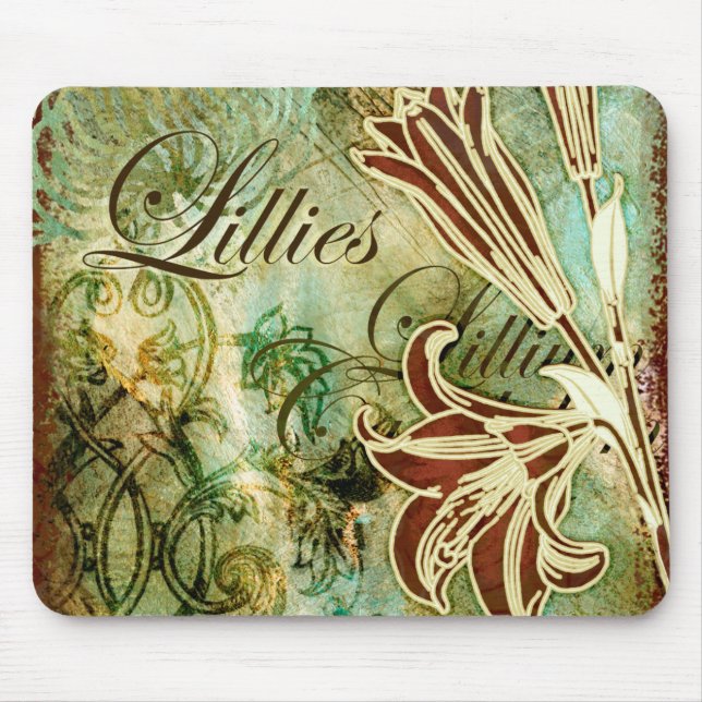 Lillies Mouse Mat (Front)
