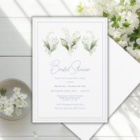 Lillies of the Valley Modern Bridal Shower
