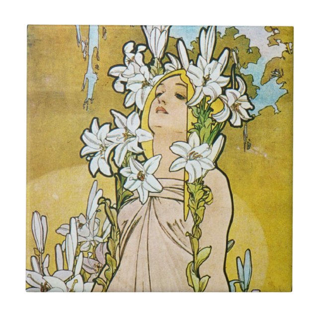 Lillies Tile (Front)