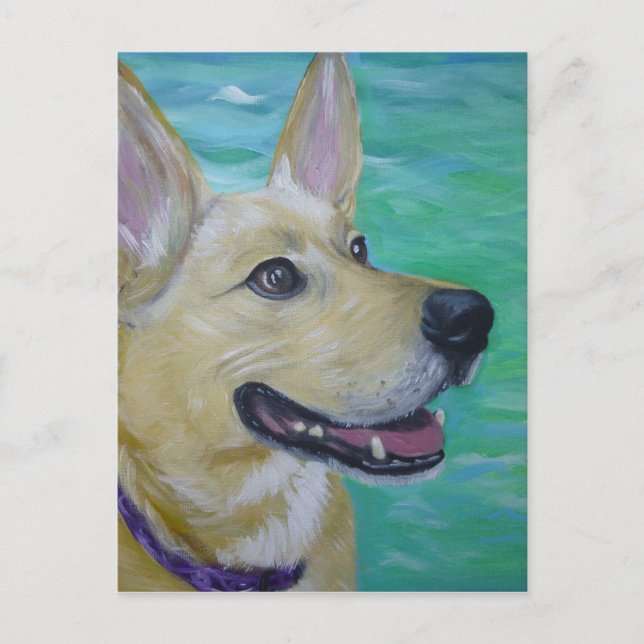 Lilly by a River Postcard (Front)