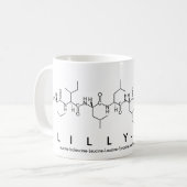Lilly-Mae peptide name mug (Front Left)