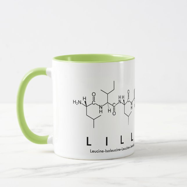 Lilly-Mae peptide name mug (Left)
