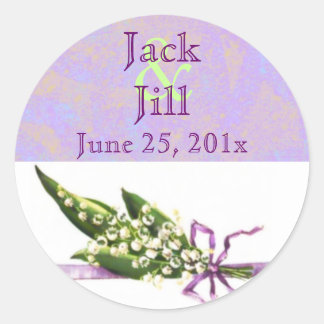Lilly of the Valley BRIDAL date sticker